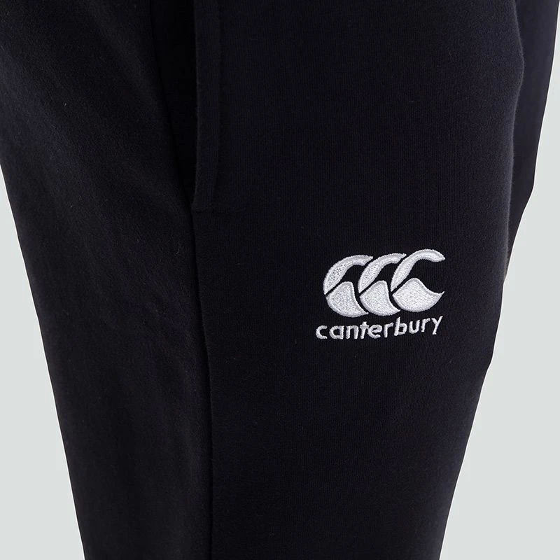 Canterbury Women's Tapered Cuffed Fleece Bottoms Black 7 Canterbury Women's Tapered Cuffed Fleece Bottoms Black - Image 5