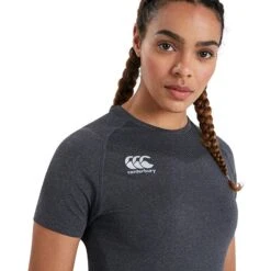 Canterbury Women's Seamless T-Shirt Black 10 Canterbury Women's Seamless T-Shirt Black -Outdoor Clothing Store q a006467y62 w1