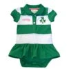 Lansdowne Ireland Baby Stripe Vest Dress Green / White 1 Lansdowne Ireland Baby Stripe Vest Dress Green / White -Outdoor Clothing Store r7164 1
