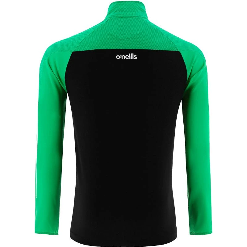 Kids' Reno Squad Half Zip Top Black / Green / White 4 Kids' Reno Squad Half Zip Top Black / Green / White - Image 2