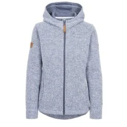 Trespass Women's Reserve Fleece Hoodie Denim Blue -Outdoor Clothing Store reserve faflfltr0021 dnb a