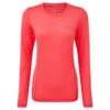 Ronhill Women's Tech Long Sleeve T-Shirt Hot Pink Marl / Pewter 2 Ronhill Women's Tech Long Sleeve T-Shirt Hot Pink Marl / Pewter -Outdoor Clothing Store rh 005179 wmns tech ls tee rh 00783 hot pink marlpewter front