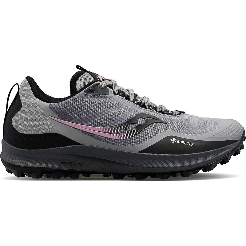 Saucony Women's Peregrine 12 GTX Alloy / Quartz 4 Saucony Women's Peregrine 12 GTX Alloy / Quartz - Image 2