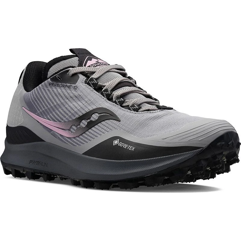 Saucony Women's Peregrine 12 GTX Alloy / Quartz 7 Saucony Women's Peregrine 12 GTX Alloy / Quartz - Image 5