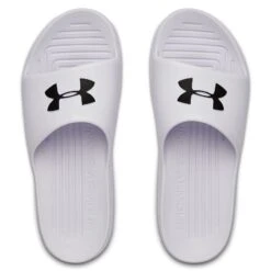 Under Armour Core PTH Sliders White / White / Black -Outdoor Clothing Store s7.3021286 100 toe