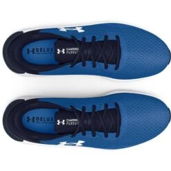 Under Armour Men's Charged Pursuit 3 Running Shoes Victory Blue / Midnight Navy / White 10 Under Armour Men's Charged Pursuit 3 Running Shoes Victory Blue / Midnight Navy / White -Outdoor Clothing Store s7.3024878 402 toe 1