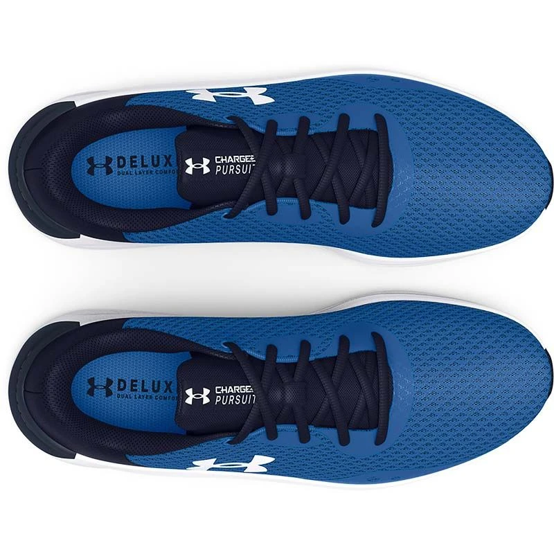Under Armour Men's Charged Pursuit 3 Running Shoes Victory Blue / Midnight Navy / White 6 Under Armour Men's Charged Pursuit 3 Running Shoes Victory Blue / Midnight Navy / White - Image 4