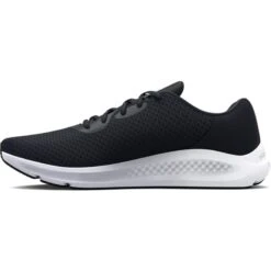 Under Armour Women's Charged Pursuit 3 Running Shoes Black / White -Outdoor Clothing Store s7.3024889 001 a