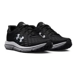 Under Armour Men's Charged Assert 10 Running Shoes Black / White -Outdoor Clothing Store s7.3026175 001 pair