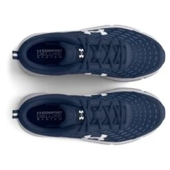 Under Armour Men's Charged Assert 10 Running Shoes Academy / White -Outdoor Clothing Store s7.3026175 400 toe