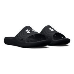 Under Armour Women's Locker IV Slides Black / White -Outdoor Clothing Store s7.3027013 001 pair