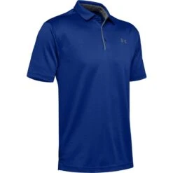 Under Armour Men's Tech Polo Royal / Graphite -Outdoor Clothing Store s7.ps1290140 400 hf