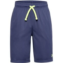Under Armour Kids' Prototype Wordmark Shorts Blue Ink / Xray -Outdoor Clothing Store s7.ps1333604 497 hfeu