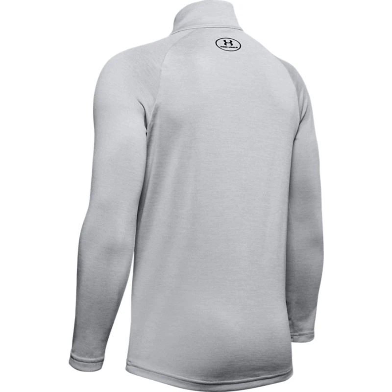 Under Armour Kids' Tech 2.0 Half Zip Mod Gray Light Heather / Black 4 Under Armour Kids' Tech 2.0 Half Zip Mod Gray Light Heather / Black - Image 2