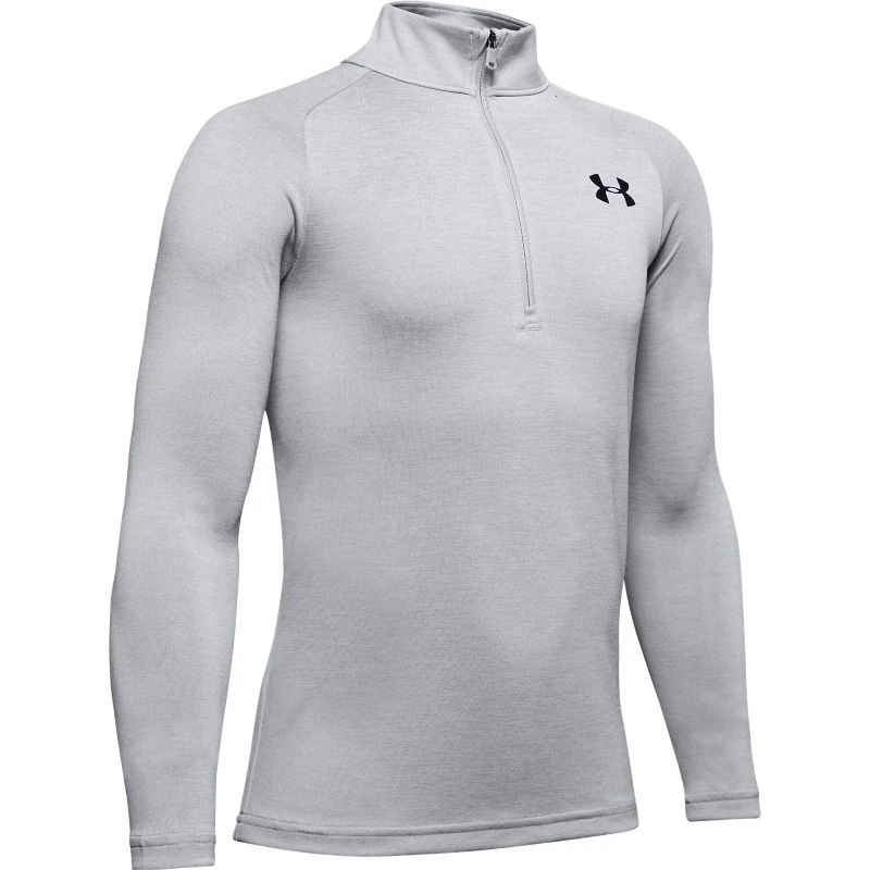 Under Armour Kids' Tech 2.0 Half Zip Mod Gray Light Heather / Black 3 Under Armour Kids' Tech 2.0 Half Zip Mod Gray Light Heather / Black