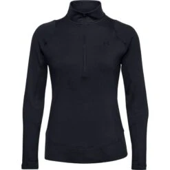 Under Armour Women's Storm Midlayer Half Zip Black / Black -Outdoor Clothing Store s7.ps1356229 001 hf
