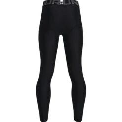 Under Armour Kids' HeatGear® Armour Leggings Black / White -Outdoor Clothing Store s7.ps1361738 001 hb