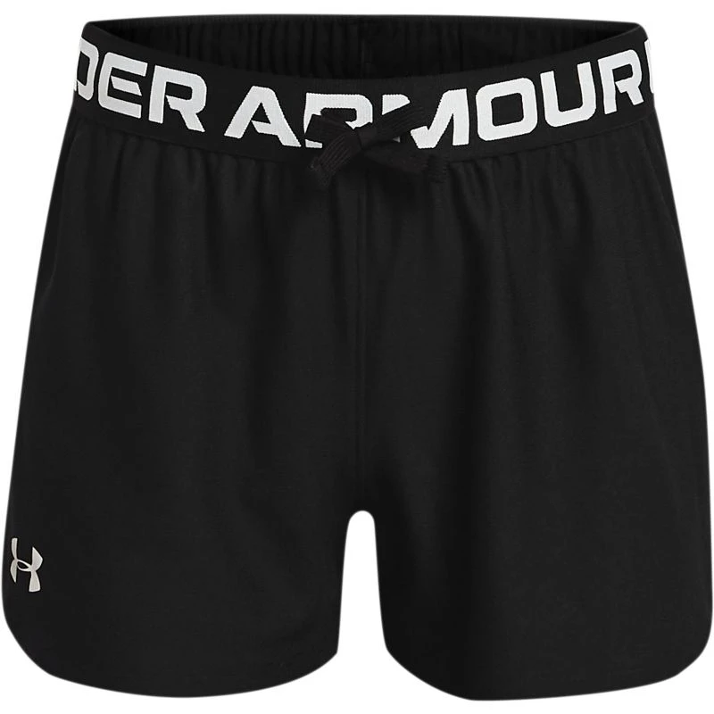 Under Armour Kids' UA Play Up Shorts Black / Silver 3 Under Armour Kids' UA Play Up Shorts Black / Silver