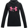Under Armour Kids' UA Rival Fleece Logo Hoodie Black / Cerise 1 Under Armour Kids' UA Rival Fleece Logo Hoodie Black / Cerise -Outdoor Clothing Store s7.ps1366046 001 hf