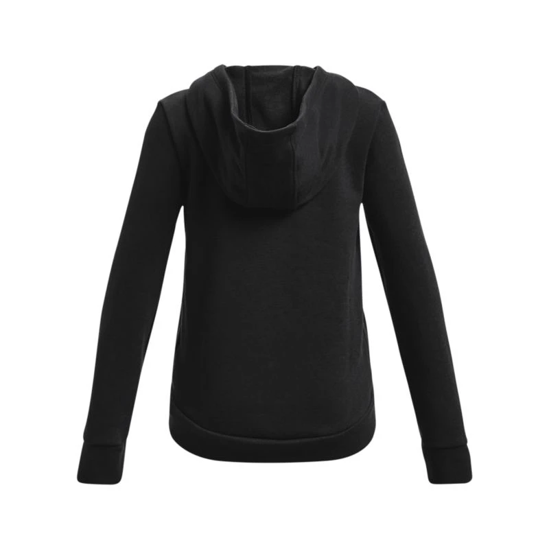 Under Armour Kids' Rival Fleece Full-Zip Hoodie Black / White 4 Under Armour Kids' Rival Fleece Full-Zip Hoodie Black / White - Image 2