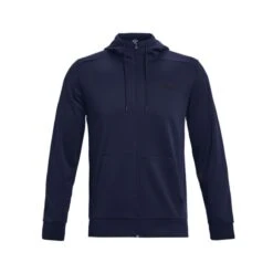 Under Armour Men's Fleece® Full-Zip Hoodie Midnight Navy / Black -Outdoor Clothing Store s7.ps1373357 410 hf