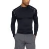 Under Armour Men's UA ColdGear® Armour Compression Mock Baselayer Black / Steel 2 Under Armour Men's UA ColdGear® Armour Compression Mock Baselayer Black / Steel -Outdoor Clothing Store s7.v5 1265648 001 fc main