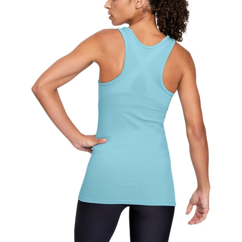 Under Armour Women's Tech Victory Vest Blue Haze / Rift Blue / Met Silver 4 Under Armour Women's Tech Victory Vest Blue Haze / Rift Blue / Met Silver - Image 2