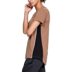Under Armour Women's Tech Colour Block Short Sleeve T-Shirt Brown 8 Under Armour Women's Tech Colour Block Short Sleeve T-Shirt Brown -Outdoor Clothing Store s7.v5 1351087 270 sc