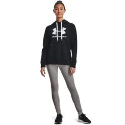 Under Armour Women's Favorite Graphic Legging Charcoal Light Heather / Black / Beta -Outdoor Clothing Store s7.v5 1351864 019 fsf 1