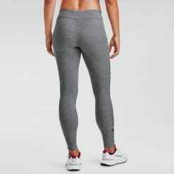Under Armour Women's UA Favourite Wordmark Leggings Carbon Heather / Black -Outdoor Clothing Store s7.v5 1356403 090 bc