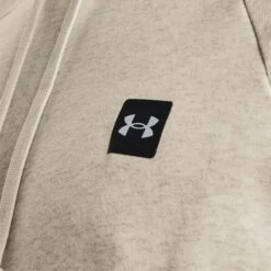 Under Armour Men's Rival Fleece Hoodie Stone / Onyx White 8 Under Armour Men's Rival Fleece Hoodie Stone / Onyx White -Outdoor Clothing Store s7.v5 1357092 279 collar