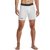 Under Armour Men's HeatGear® Armour Compression Shorts White / Black -Outdoor Clothing Store s7.v5 1361596 100 fc