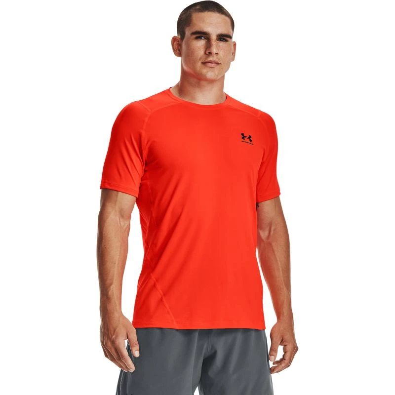 Under Armour Men's HeatGear® Armour Fitted T-Shirt Phoenix Fire / Black 3 Under Armour Men's HeatGear® Armour Fitted T-Shirt Phoenix Fire / Black