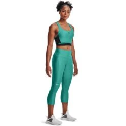 Under Armour Women's HeatGear® Armour No-Slip Waistband Capri Leggings Neptune / Sea Mist -Outdoor Clothing Store s7.v5 1365334 369 fsf
