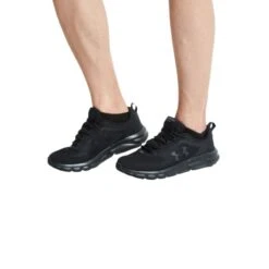Under Armour Men's Charged Assert 9 Running Shoes Black -Outdoor Clothing Store s7.v5 3024590 003 sidedet em