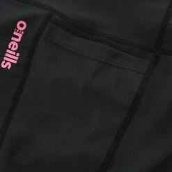 Women's Savannah 7/8 Length Tights Black / Green -Outdoor Clothing Store savannah178 tight blk mesh khaki pink 5