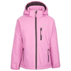 Trespass Kids' Shasta Padded Waterproof Jacket Deep Pink