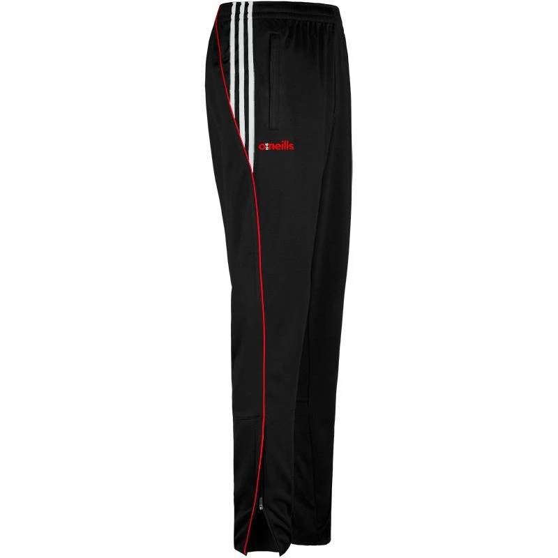 Men's Solar 3 Stripe Brushed Skinny Bottoms Black / Red / White 3 Men's Solar 3 Stripe Brushed Skinny Bottoms Black / Red / White
