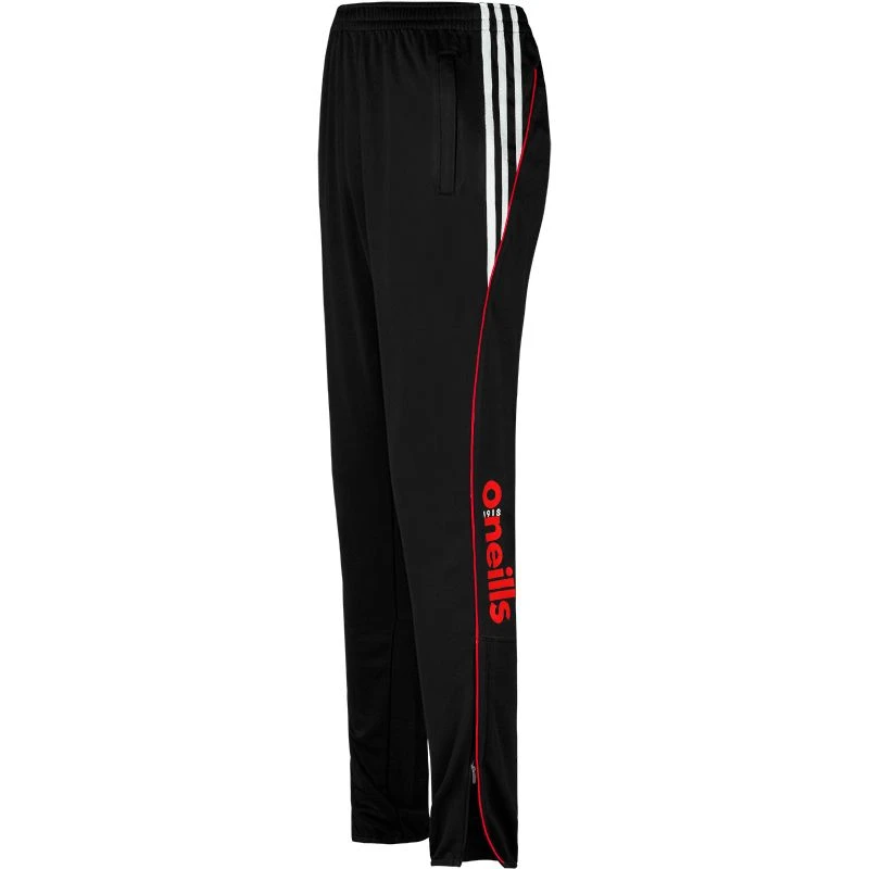 Men's Solar 3 Stripe Brushed Skinny Bottoms Black / Red / White 4 Men's Solar 3 Stripe Brushed Skinny Bottoms Black / Red / White - Image 2