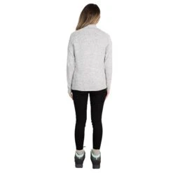 Trespass Women's Tenderness Half Zip Fleece Grey Marl -Outdoor Clothing Store tenderness faflcatr0001 grm m03