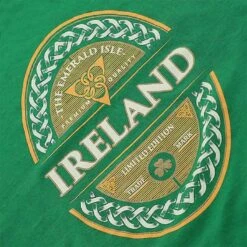Trad Craft Men's Ireland Emerald Isle Classic T-Shirt Emerald -Outdoor Clothing Store tradcraft emer trad ireland classic tee p1618 p3