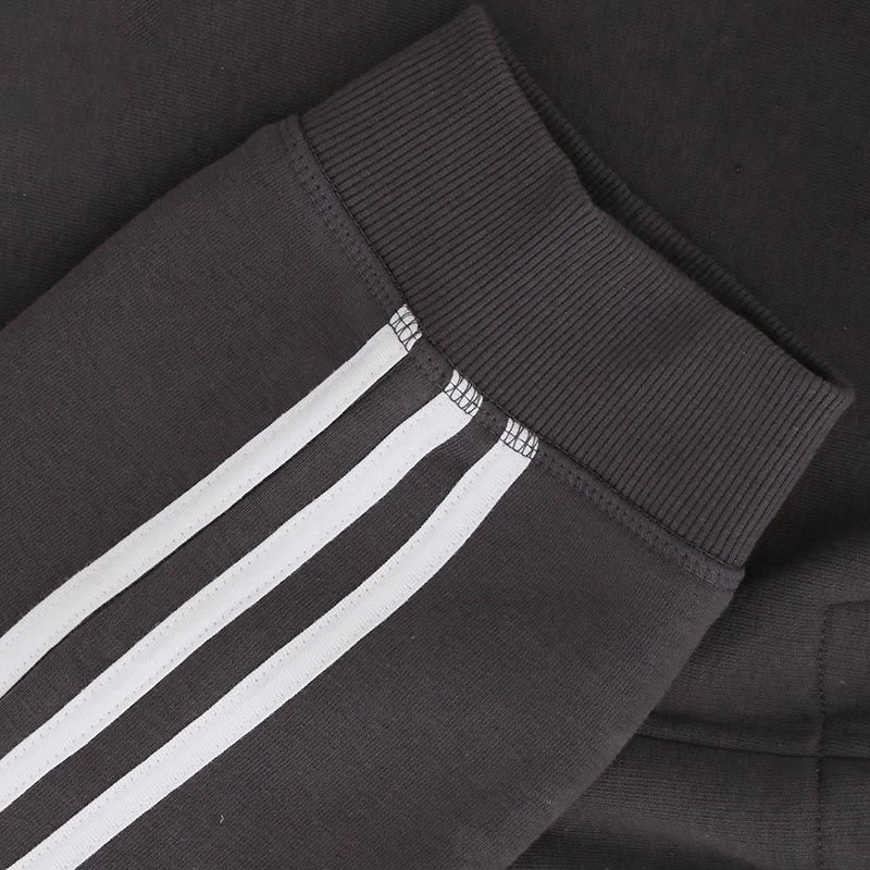 Kids' Trigger Fleece Skinny Tracksuit Bottoms Dark Grey / White 6 Kids' Trigger Fleece Skinny Tracksuit Bottoms Dark Grey / White - Image 4