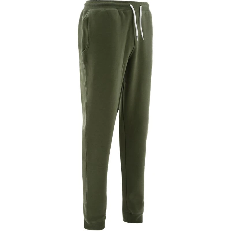 Men's Trigger Fleece Skinny Tracksuit Bottoms Khaki 5 Men's Trigger Fleece Skinny Tracksuit Bottoms Khaki - Image 3