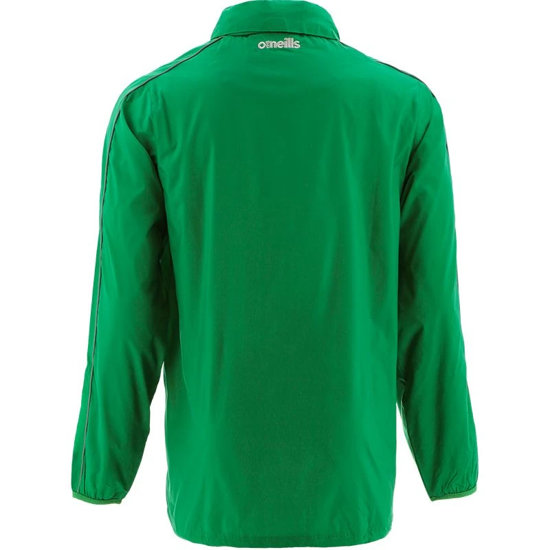Kids' Typhoon Lightweight Rain Jacket Green 4 Kids' Typhoon Lightweight Rain Jacket Green - Image 2