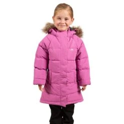 Trespass Kids' Unique Water Resistant Padded Jacket Deep Pink