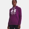 Under Armour Women's Rival Fleece Logo Hoodie Rivalry / White 2 Under Armour Women's Rival Fleece Logo Hoodie Rivalry / White -Outdoor Clothing Store v5 1356318 514 fc