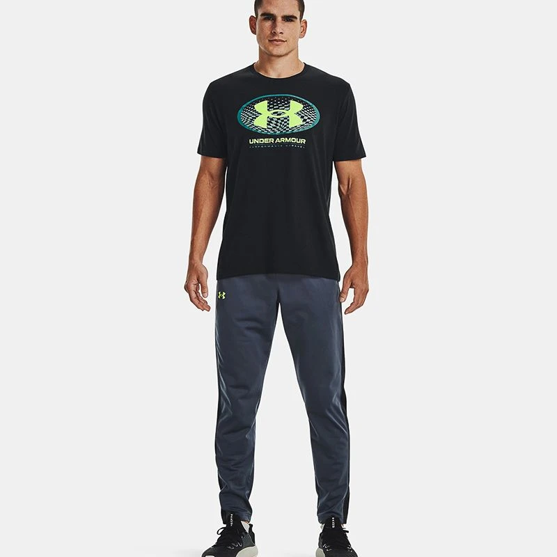 Under Armour Men's Brawler Bottoms Downpour Grey / Black / Lime Surge 5 Under Armour Men's Brawler Bottoms Downpour Grey / Black / Lime Surge - Image 3