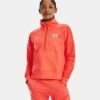 Under Armour Women's UA Rival Fleece Half Zip After Burn / White 1 Under Armour Women's UA Rival Fleece Half Zip After Burn / White -Outdoor Clothing Store v5 1373030 877 fc
