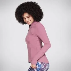 Skechers Women's Go Walk Mesh Jacket Dark Mauve -Outdoor Clothing Store w03ja158 dkmv c