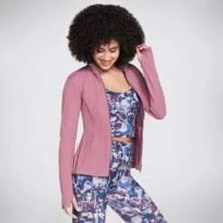 Skechers Women's Go Walk Mesh Jacket Dark Mauve -Outdoor Clothing Store w03ja158 dkmv e